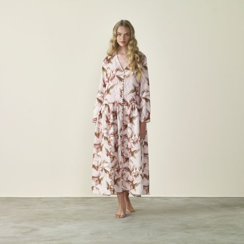 Anturios Linen Dress - Paula Raia