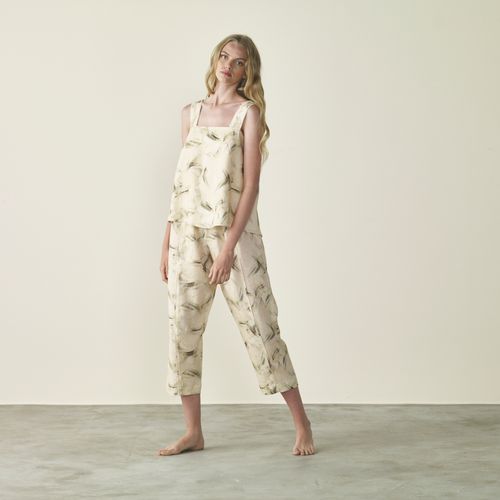 Conjunto Feminino em Linho Anturios - Paula Raia