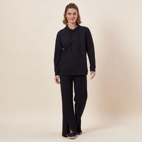 Elise high collar women's blouse