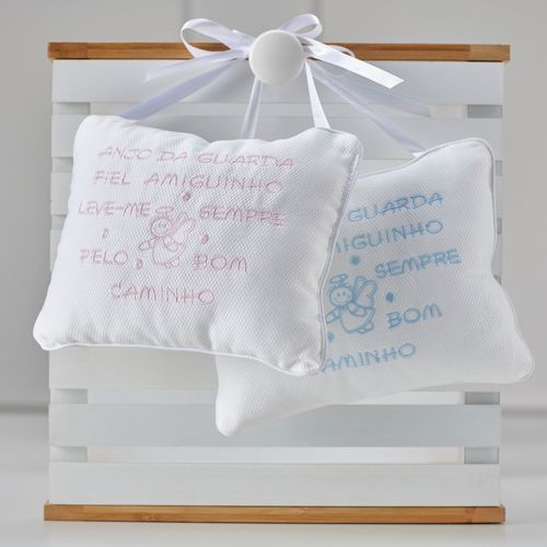 Guardian Angel Embroidered Cushion