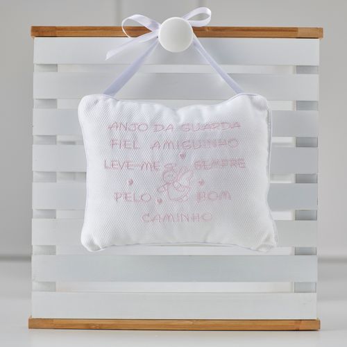 Guardian Angel Embroidered Cushion