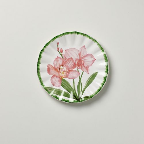 Orchid Dessert Plate