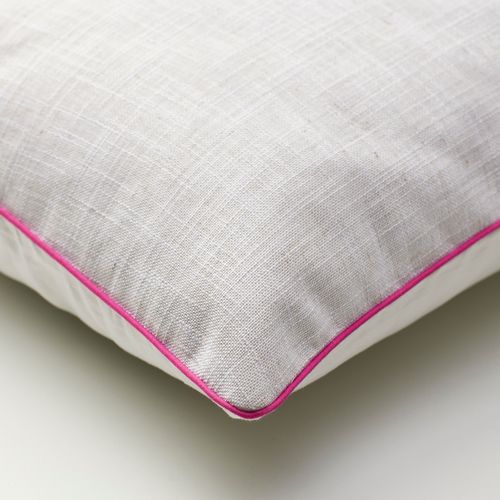 Capa de Almofada Blanco Pink 50x50