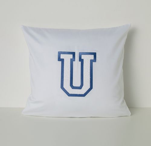 Letter u Cushion Cover