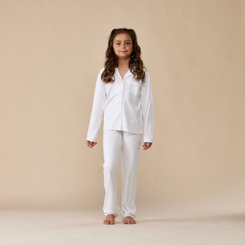 Children's Long Pajamas in Cotton Pima Marcelinha