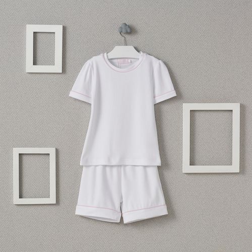 Children's Short Pajamas in Cotton Pima Marcelinha