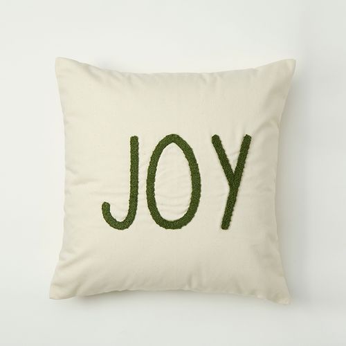 Capa de Almofada Bordada Joy 50x50