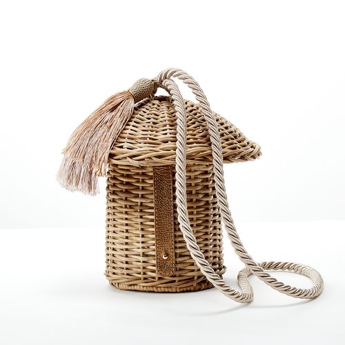 Bolsa em Vime Cogumelo - Trousseau + Nannacay