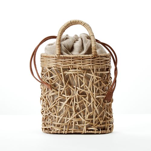 Bolsa em Vime Bucket - Trousseau + Nannacay