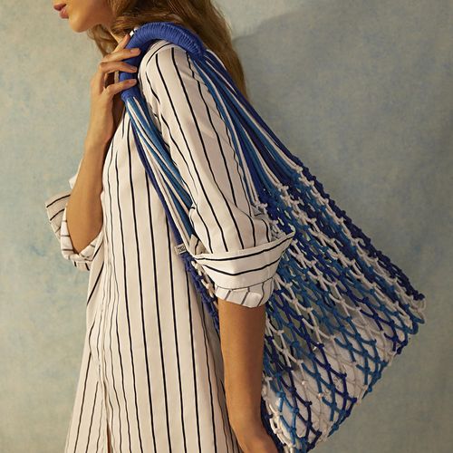 Bolsa Tiracolo em Algodão Cordas - Trousseau + Nannacay