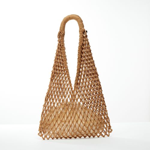 Bolsa Tiracolo em Algodão Cordas Bege - Trousseau + Nannacay