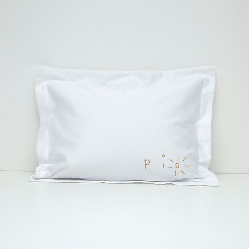 Pio Embroidered Crib Pillowcase