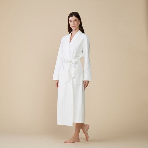 Women's Long Robe in Pima Bali Cotton