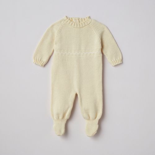 Macacão de Bebê em Tricot Sun