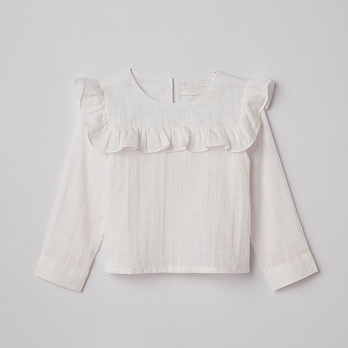Aurora Cotton Long Sleeve Children's Blouse