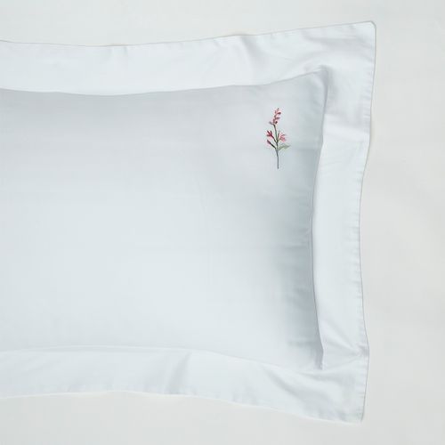 Fronha 300 Fios Bordada Fleur Garden