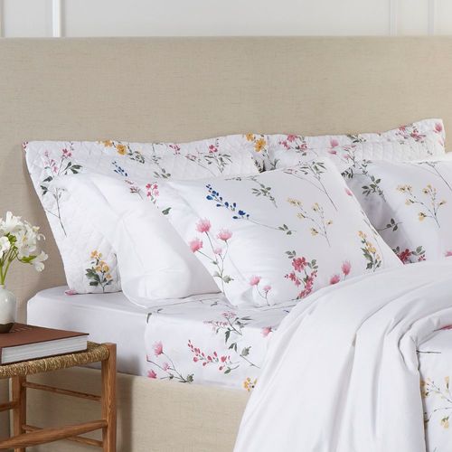 Porta-Travesseiro Matelassado 300 Fios Fleur