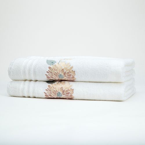 Ambo Embroidered Bath Towel 86cm x 1.60m