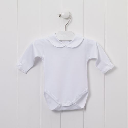 Pearl Long Sleeve Bodysuit in Pima Cotton
