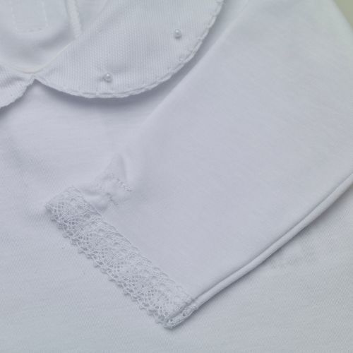 Pearl Long Sleeve Bodysuit in Pima Cotton