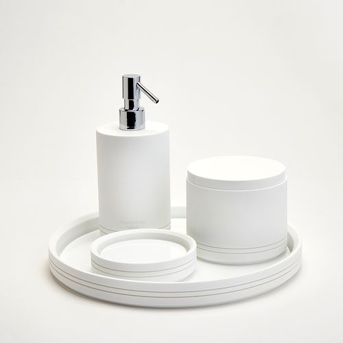 Round soap dish