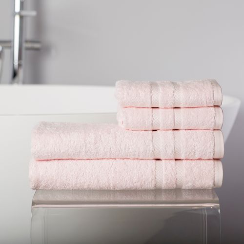 Jogo de Toalhas Com 5 Peças Barcelona Cor Rosa