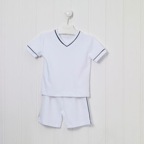 Children's Short Pajamas in Cotton Pima Marcelinho