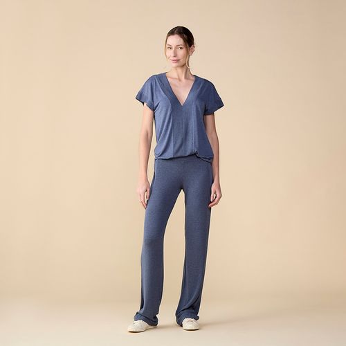 Calça Feminina em Malha Maya