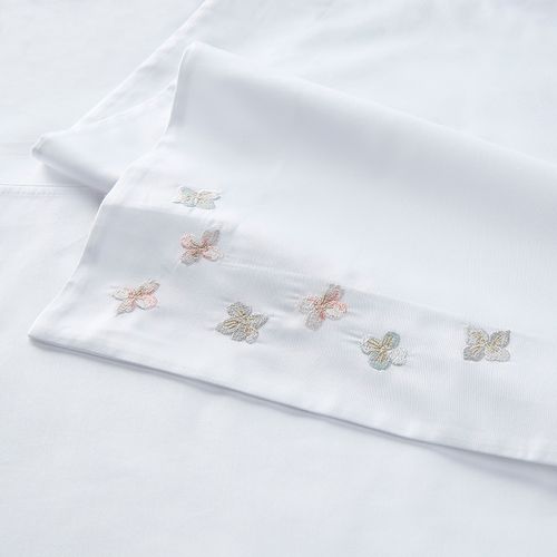 Embroidered Fronha 300 Thread Kehau Garden