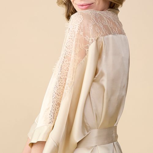 Robe Feminino em Cetim Rachel