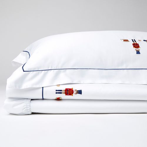 Jogo de Lençol Para Mini Cama Bordado 300 Fios Royal Guard