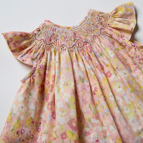 Conjunto Infantil em Algodão Estampado Batinha Flora