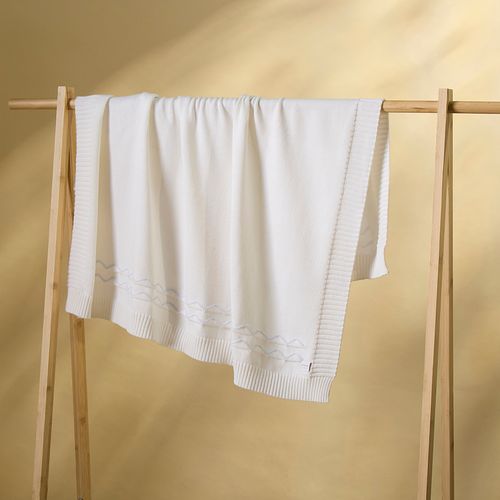 Manta Infantil em Tricot de Algodão Ocean
