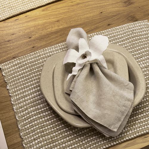Kit Com 6 Porta-Guardanapos Sustentáveis Re-Flor