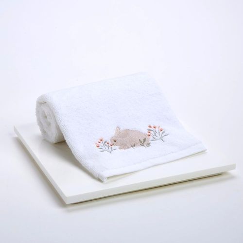 Toalha de Lavabo Bordada Rabbit