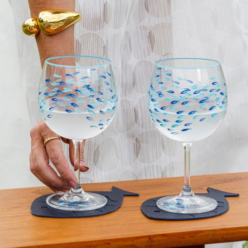 Taça de Cristal Com Titânio Trancoso