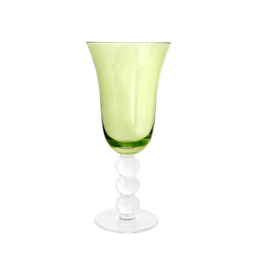 Taça em Cristal Bubble Verde