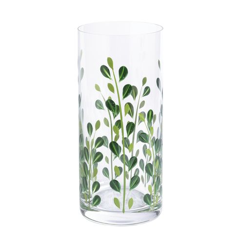 Copo de Cristal Long Drink Leaf