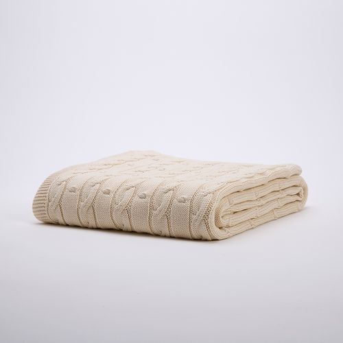 Manta em Tricot Treccia 1,25m x 1,50m