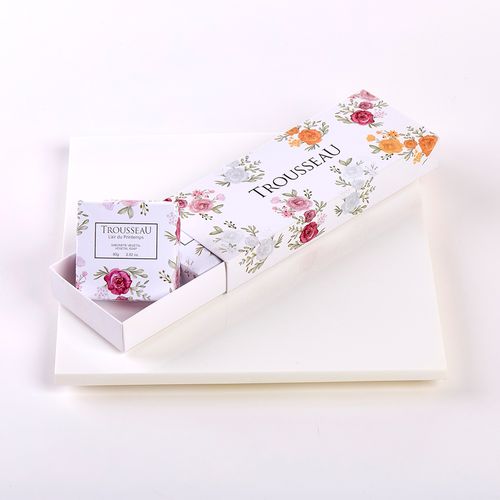 Caixa Com 3 Sabonetes Printemps Roses Bouquet 80g
