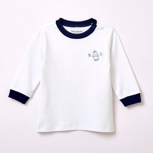 Pijama Infantil Longo em Algodão Pima Sea