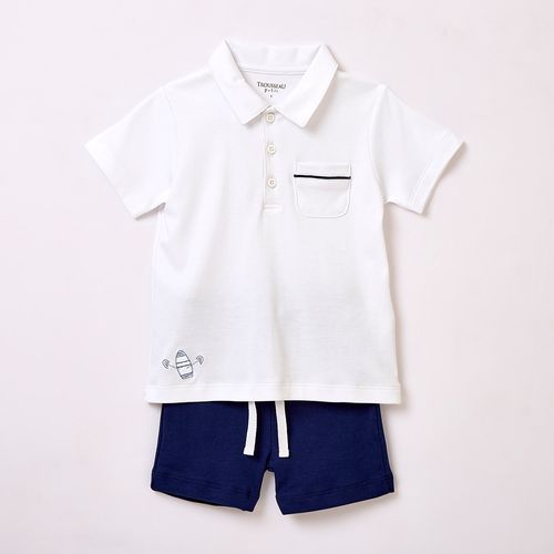 Conjunto Infantil de Algodão Pima Sea