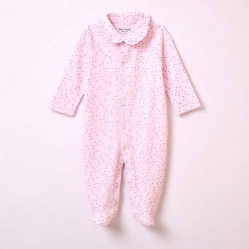Macacão de Bebê de Algodão Pima Estampado Kitty