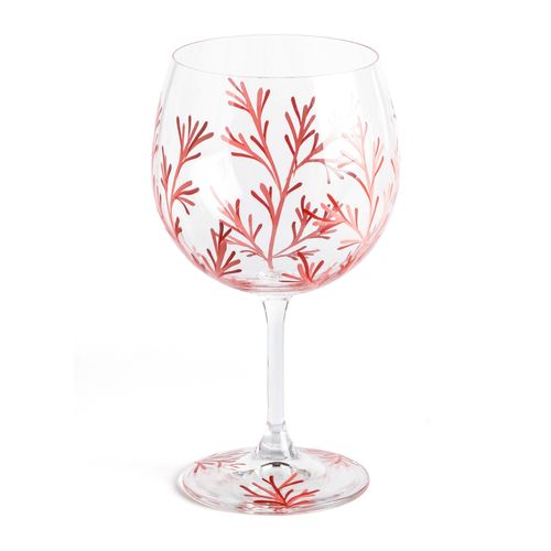 Taça de Cristal Com Titânio Coral