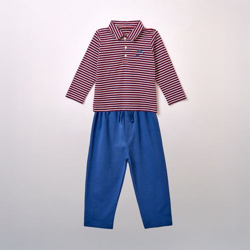Conjunto Longo Infantil de Algodão Pima Sea