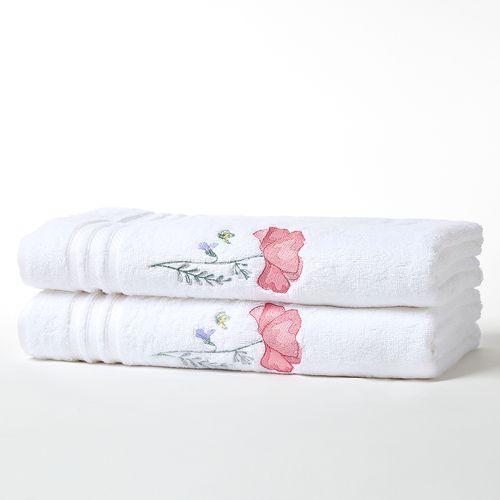 Toalha de Banho Bordada Rahma 86cm x 1,60mt