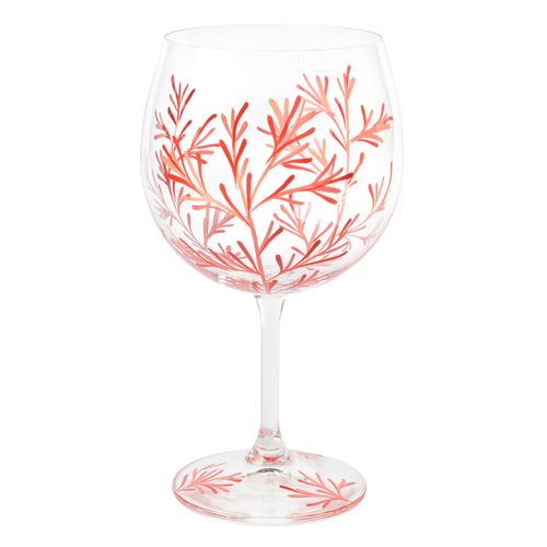 Taça de Cristal Com Titânio Coral