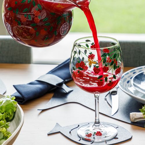 Taça de Cristal Com Titânio Berries