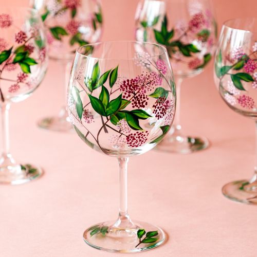 Kit Duas Taças Fleur Rosa