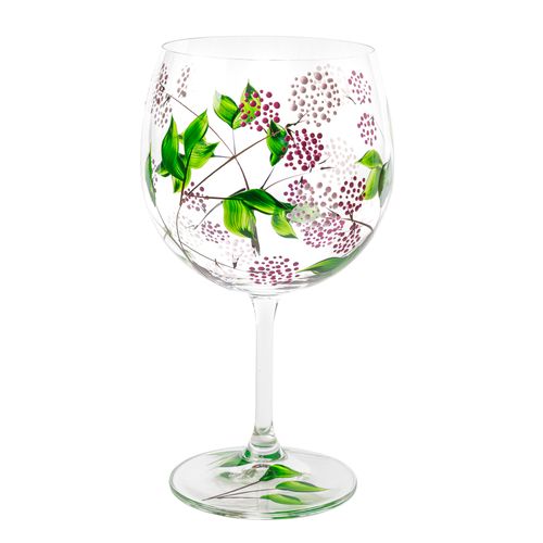 Taça de Cristal Com Titânio Fleur Rosa